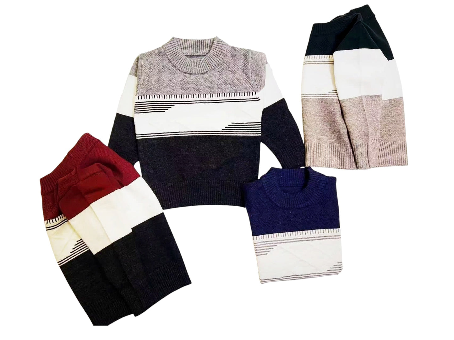 Colorblock Knit Sweater