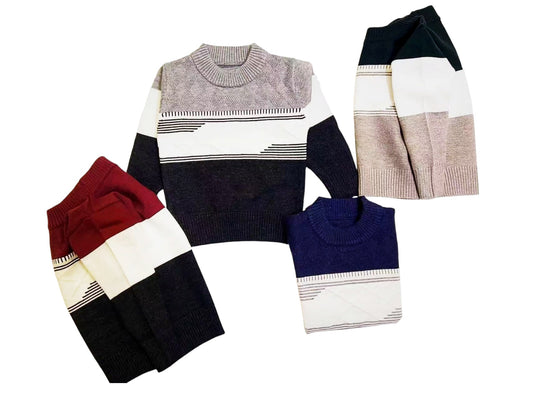Colorblock Knit Sweater
